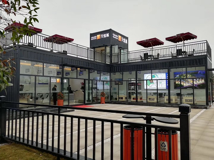 成都售樓集裝箱——天悅城案例